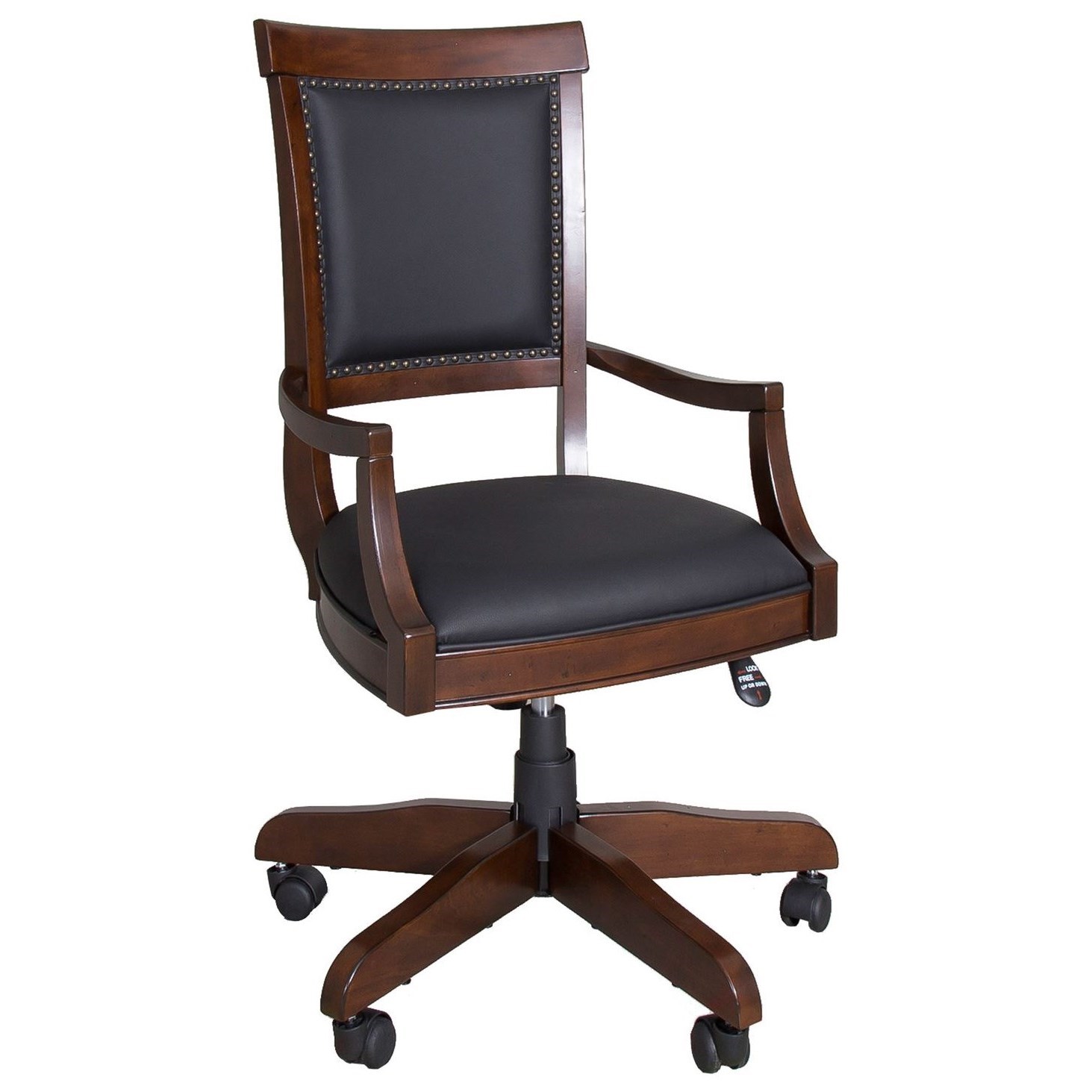 Executive wooden deals office chair